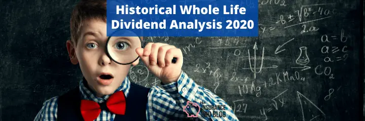 Historical Whole Life Dividend Analysis 2020